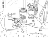 Available at Microscosm.com- The Stoner Babes Coloring Book